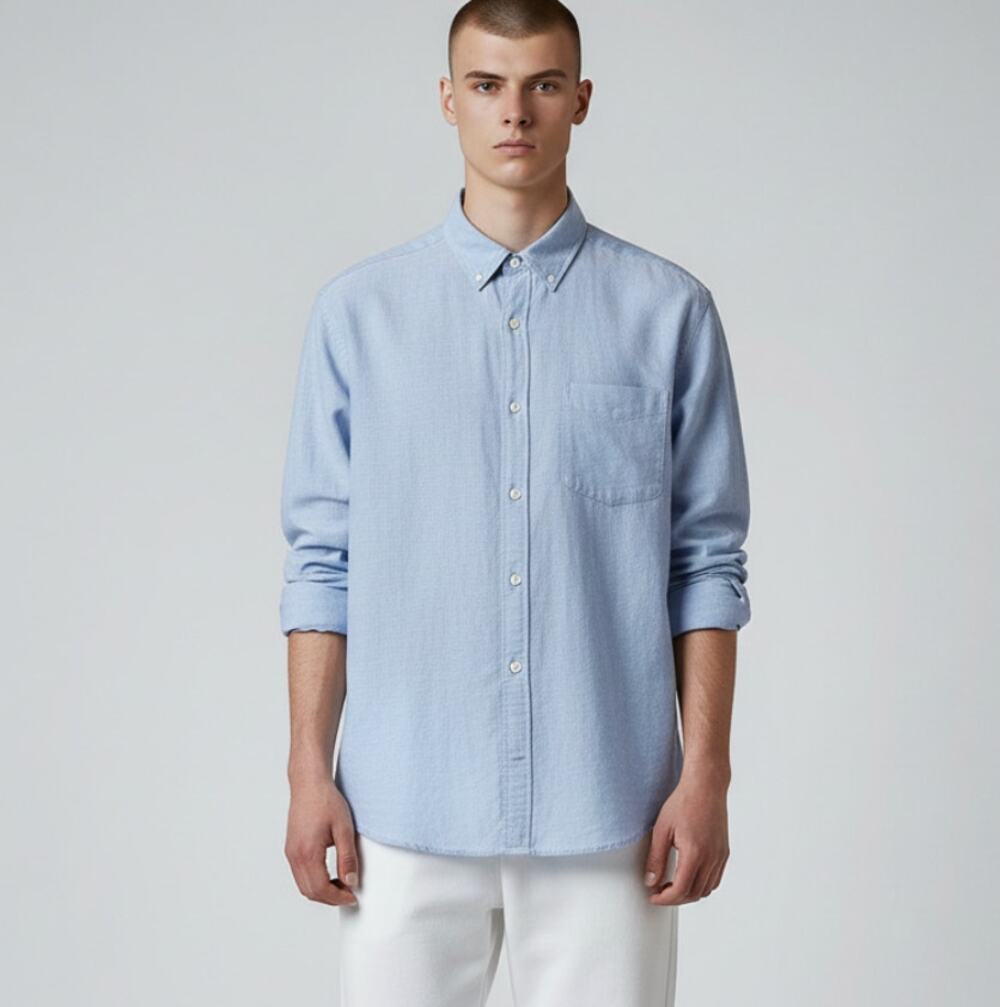 AGAVE Men's Long Sleeve Button Up Shirt Size XXL